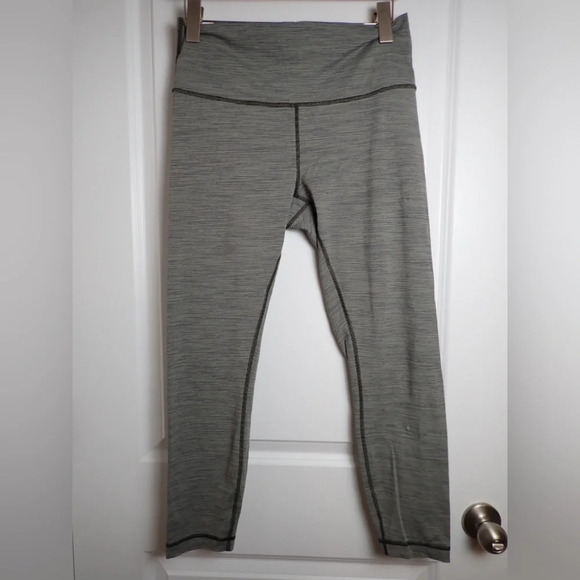 Lululemon Wunder Under Sz 12 High Rise 7/8 Space Sage Luxtreme - Picture 1 of 10